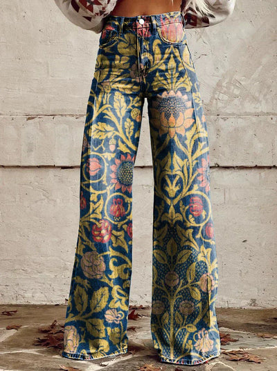 Quinn - Kleurrijke vintage broek voor dames
