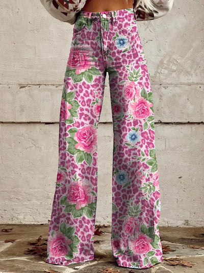 Quinn - Kleurrijke vintage broek voor dames