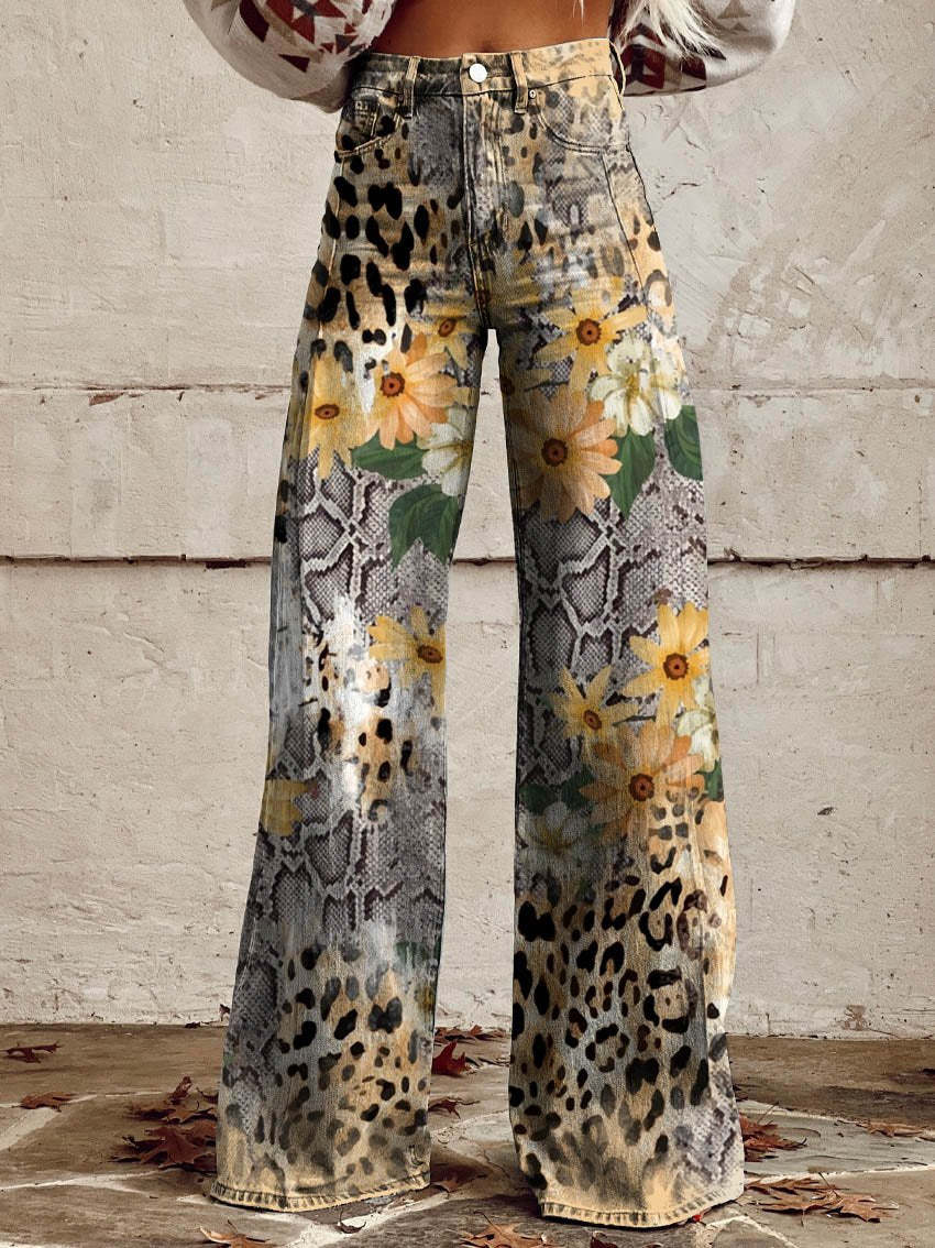 Quinn - Kleurrijke vintage broek voor dames