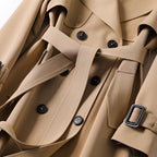 Kamel Trenchcoat | Nova Check Voering Maxi