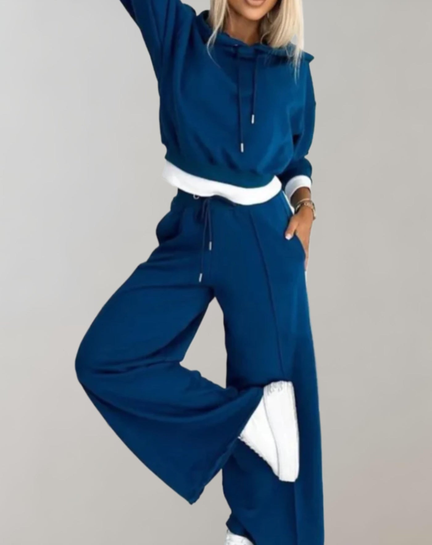 Dames Trainingspak | Comfortabele Loungewear Set met Hoodie