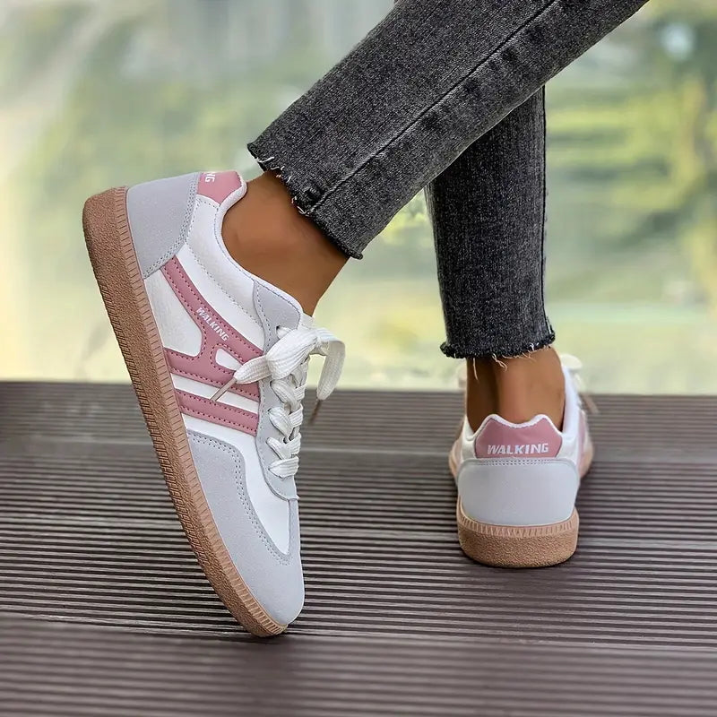 Dames Sneaker met Comfortzool | Sportieve Schoen met Logo Detail