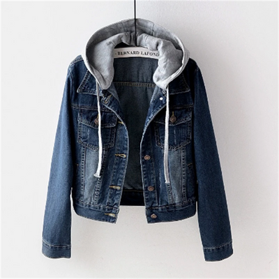 Anneke Denim Damesjack | Casual Look voor Elke Dag | Afneembare Capuchon