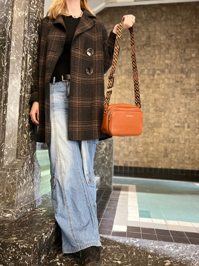 Crossbodytas met Ritssluiting en Klep voor Dames