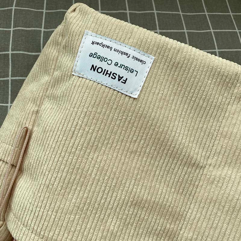 Canvas Strandtas met Ritssluiting voor Dames