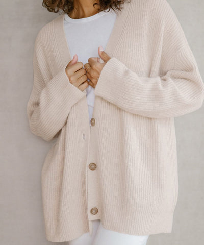 Dames cardigan met knoopsluiting