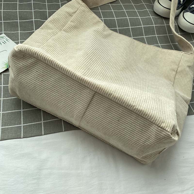 Canvas Strandtas met Ritssluiting voor Dames