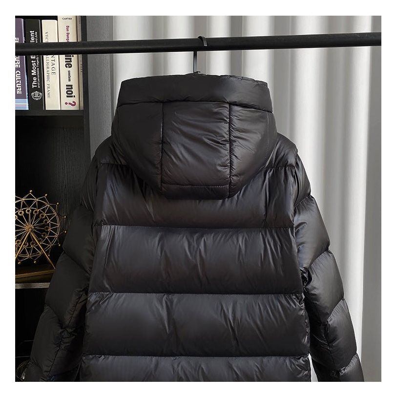 Dames Lange Gewatteerde Winterjas met Capuchon | Warme Puffer Coat