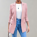 Double-Breasted Blazer met Oversized Pasvorm