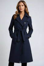 Kamel Trenchcoat | Nova Check Voering Maxi