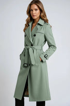 Kamel Trenchcoat | Nova Check Voering Maxi
