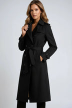 Kamel Trenchcoat | Nova Check Voering Maxi