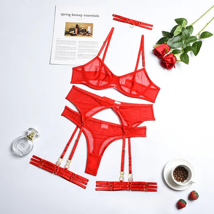 Iris™ | 4-delige lingerieset