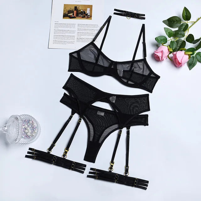 Iris™ | 4-delige lingerieset