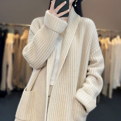 Casual damesvest met lange mouwen