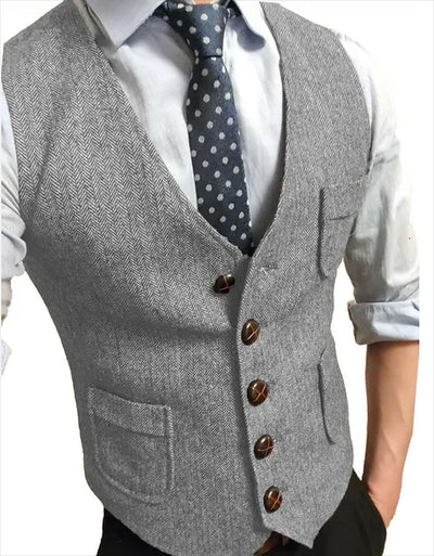 Stijlvol Herengilet | Formele en Casual Gelegenheden | Knopen en Elegante Pasvorm