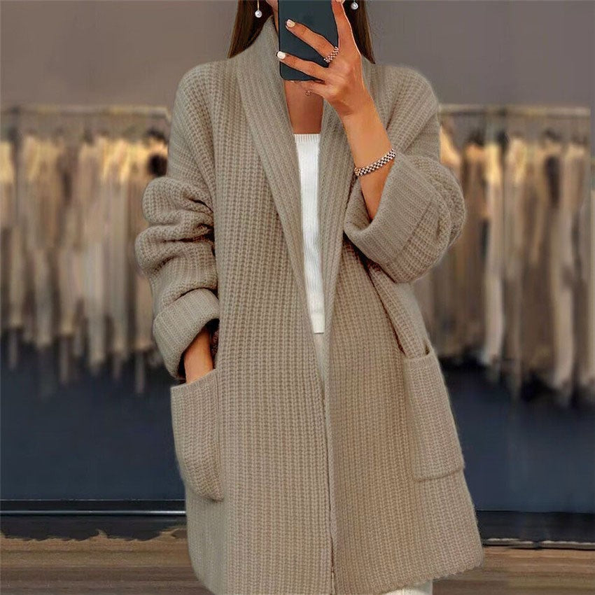 Casual damesvest met lange mouwen