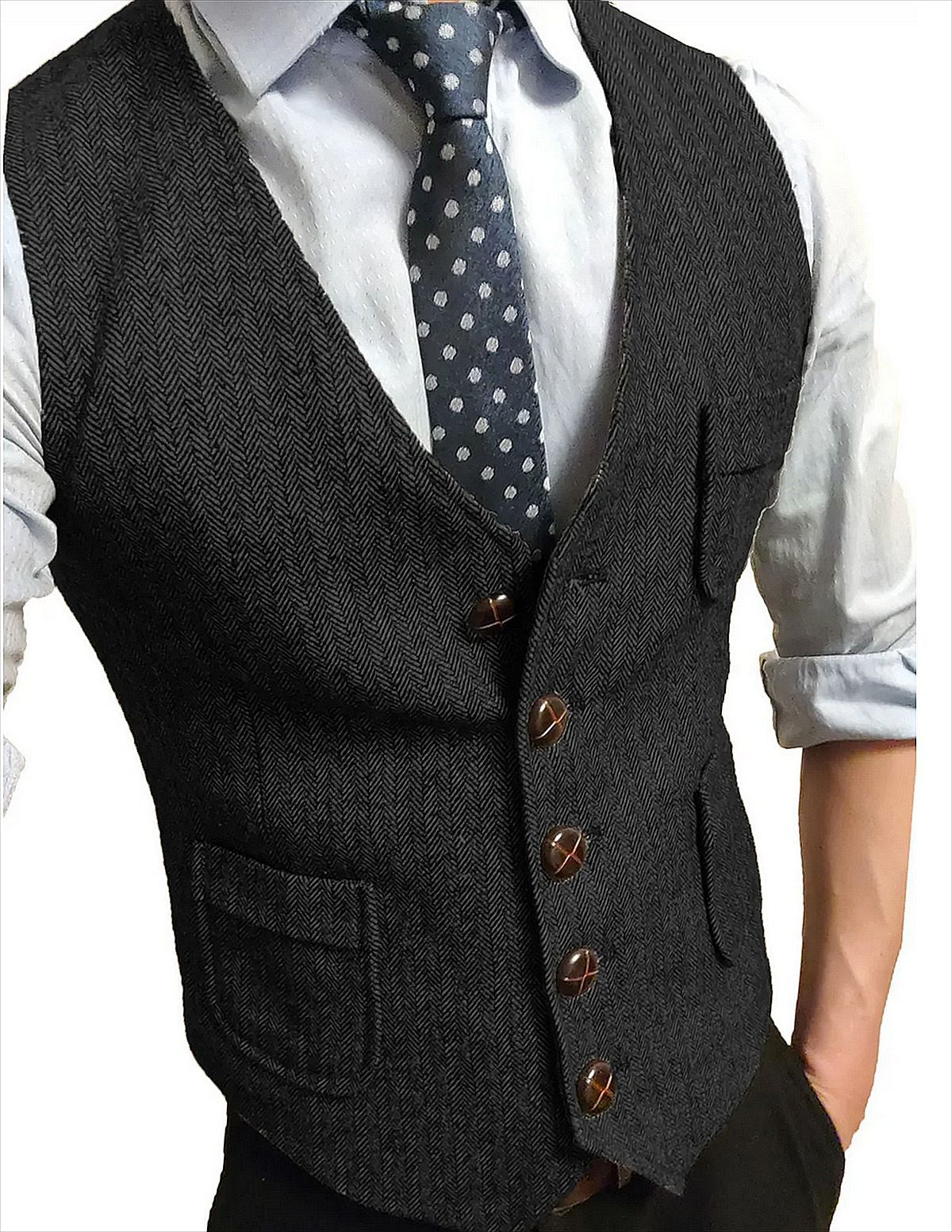 Stijlvol Herengilet | Formele en Casual Gelegenheden | Knopen en Elegante Pasvorm