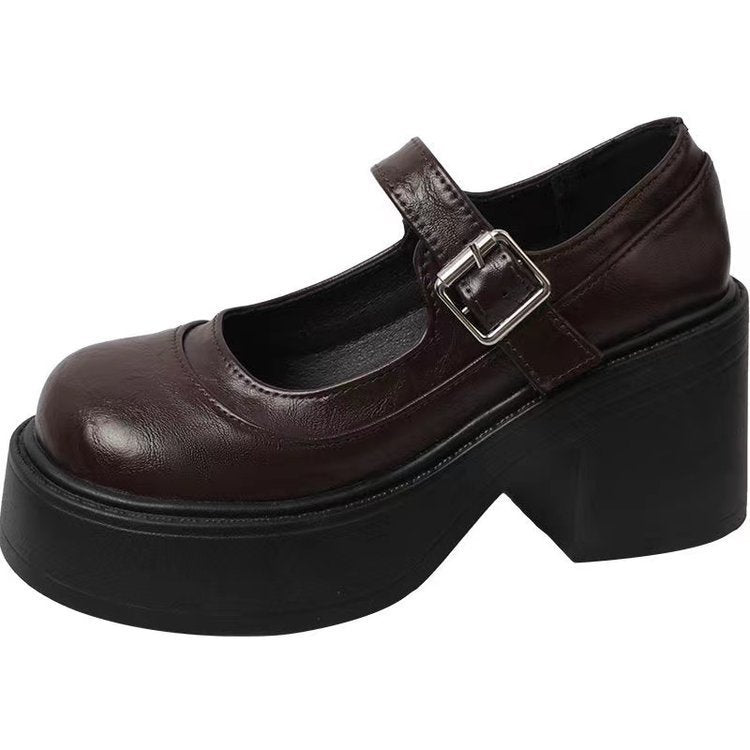 Plateau Pumps met Gespsluiting voor Dames