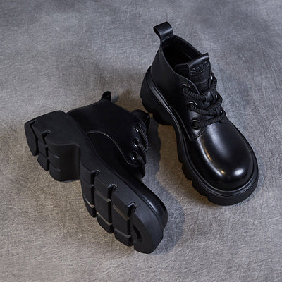 Vintage damesschoenen met plateauzolen