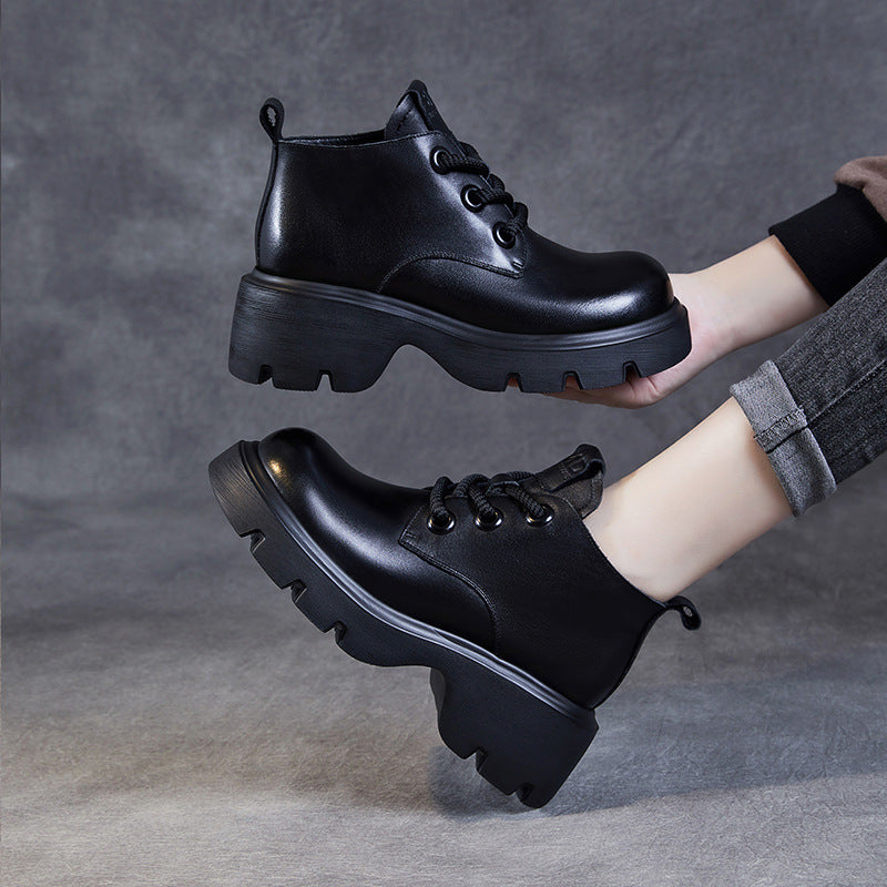 Vintage damesschoenen met plateauzolen