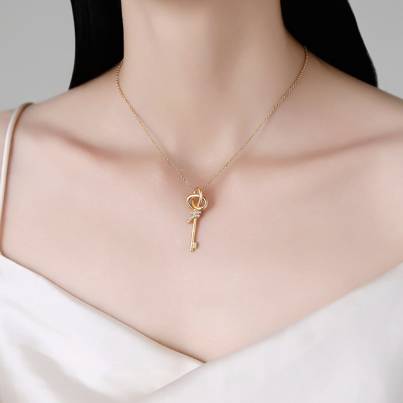 Dames Ketting met Sleutelhanger | Fijne Elegante Halsketting