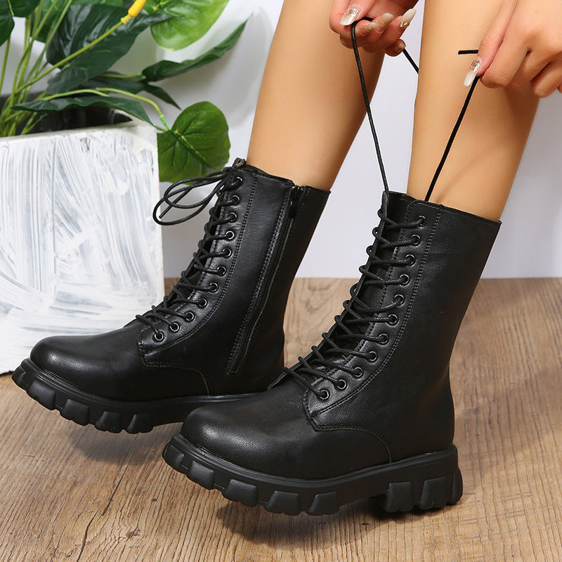 Dirndl Schoenen met plateau zool voor dames