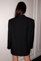 Antraciet Oversized Blazer | Gestructureerde Schouders