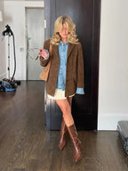 Vintage-Geïnspireerd Oversized