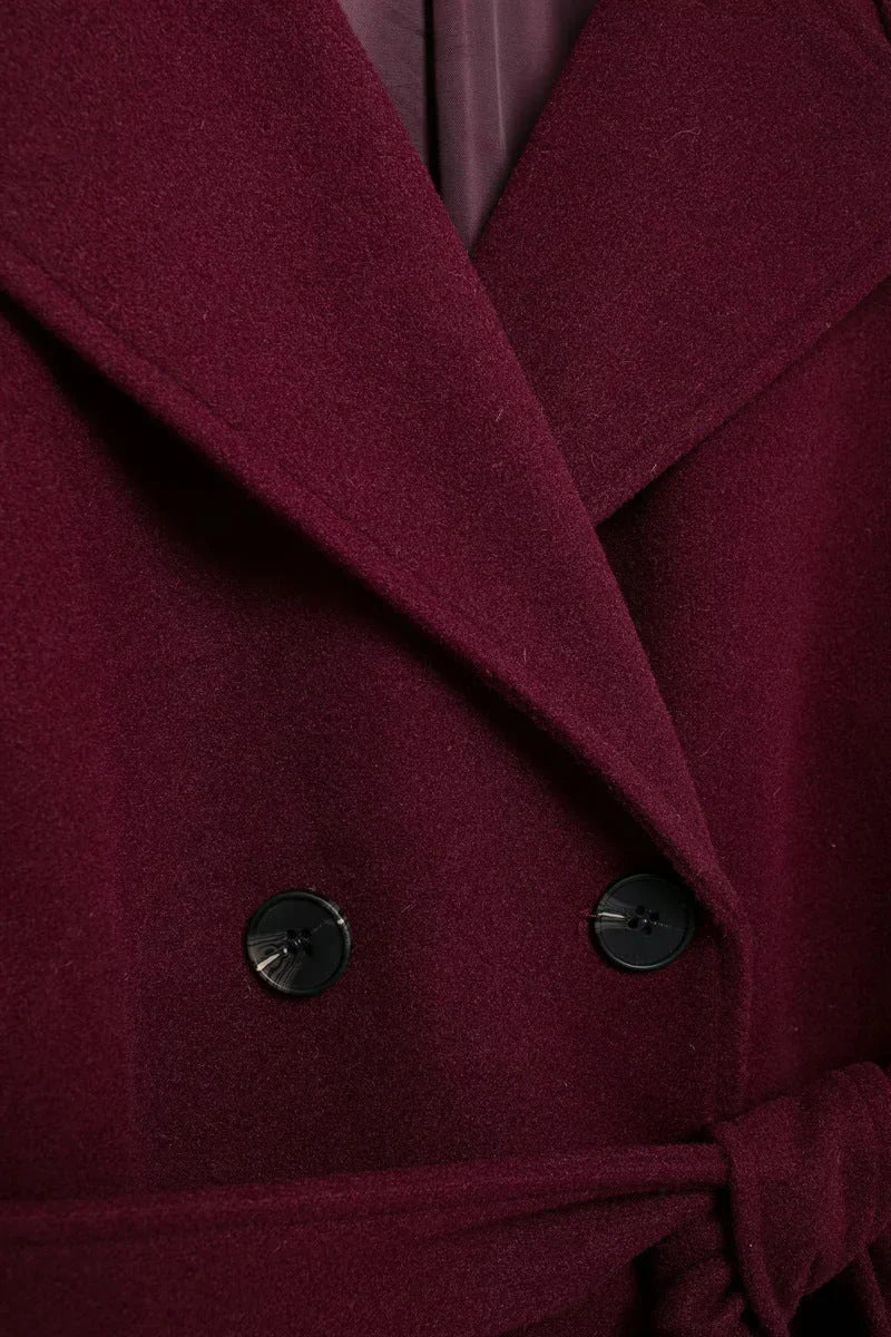 Dames Lange Trenchcoat | Elegante Klassieke Mantel Overjas