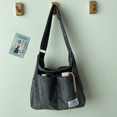 Canvas Strandtas met Ritssluiting voor Dames
