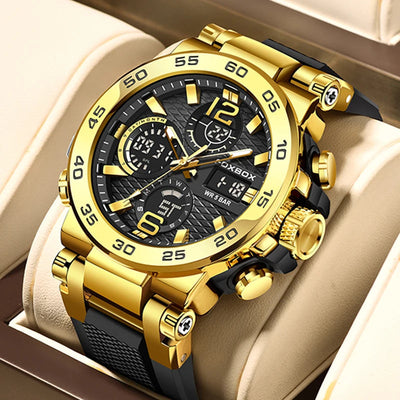 SportMaster - Stoer Herenhorloge met Chronograaf en Duurzaam Design