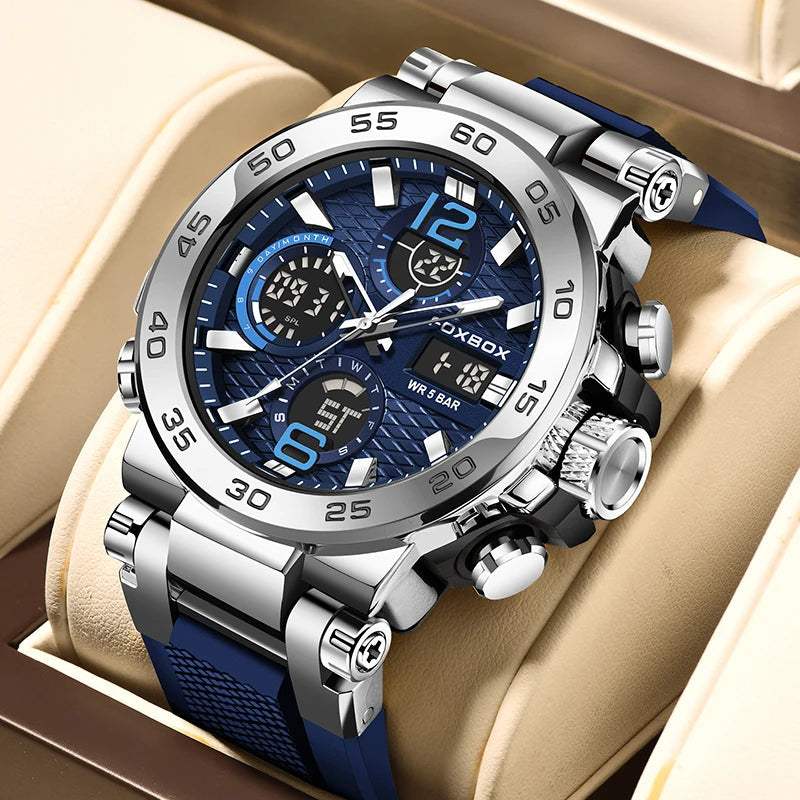 SportMaster - Stoer Herenhorloge met Chronograaf en Duurzaam Design