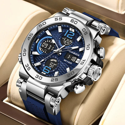 SportMaster - Stoer Herenhorloge met Chronograaf en Duurzaam Design