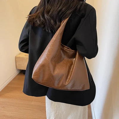 Suède Dames Schoudertas | Elegant Minimalistisch Design met Luxe Details