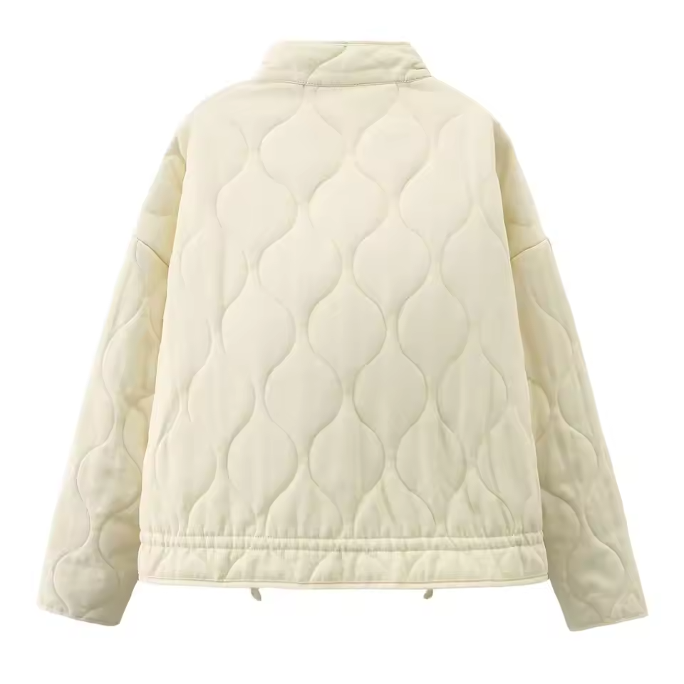 Dames Gewatteerde Jas Kort | Trendy Lichtgewicht Pufferjas