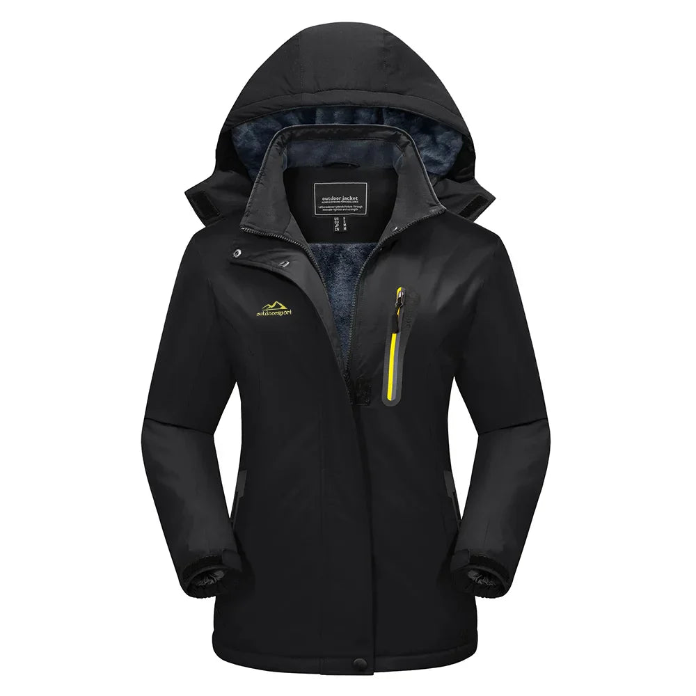 Ski-jas met capuchon voor dames