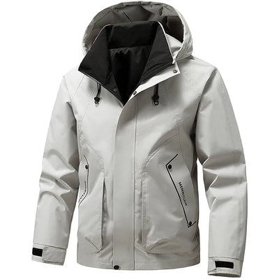 Heren skijas met capuchon en ritssluiting