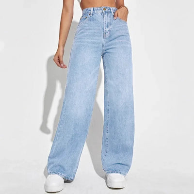 Hoge taille jeans voor dames