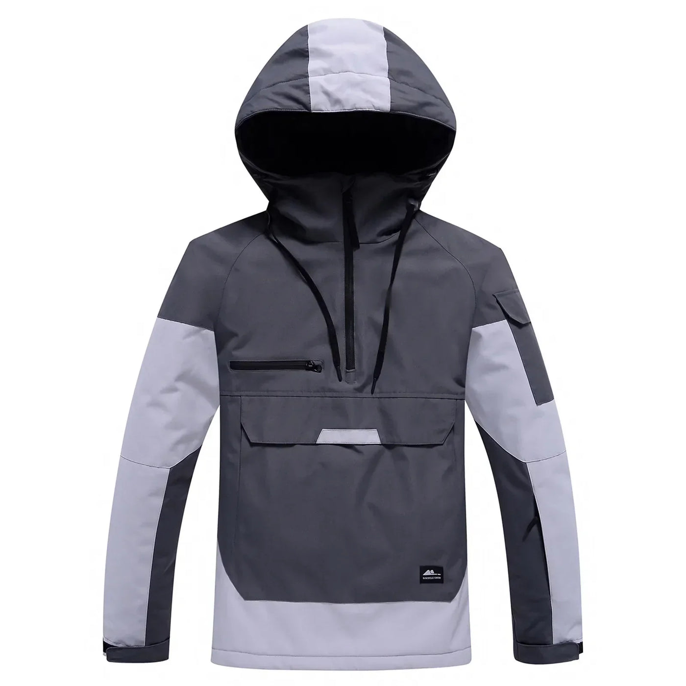 Moderne unisex ski-jas met capuchon