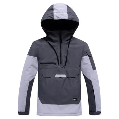 Moderne unisex ski-jas met capuchon