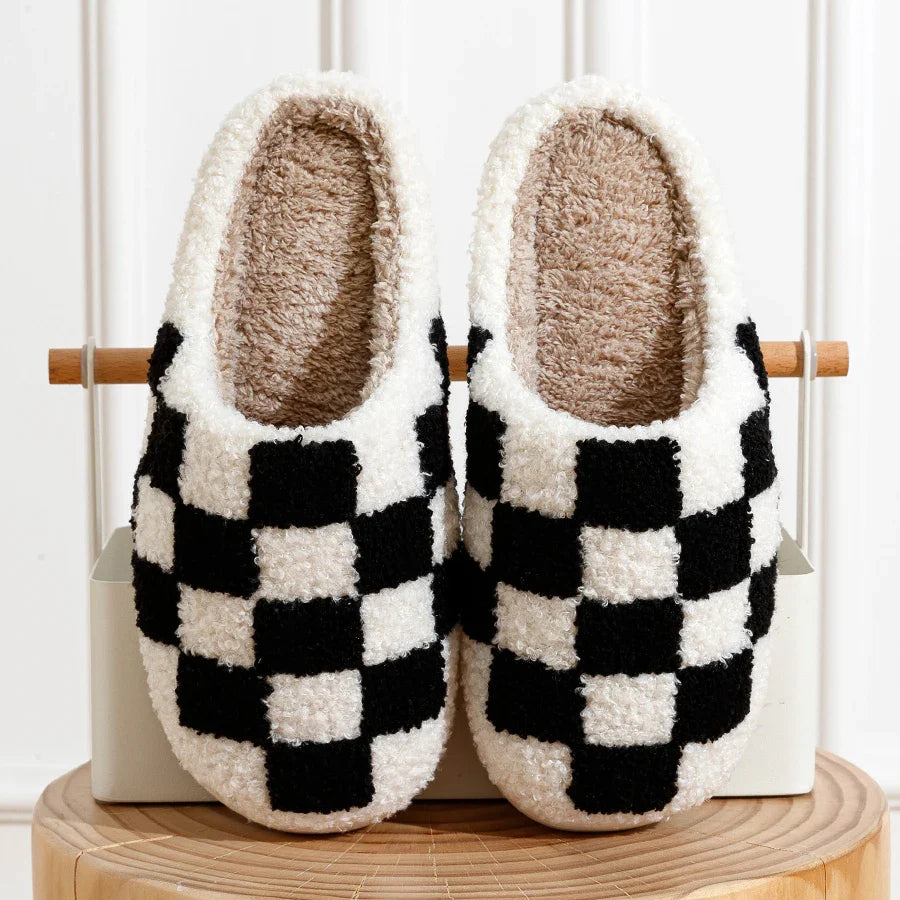 Warme pantoffels met voering voor dames
