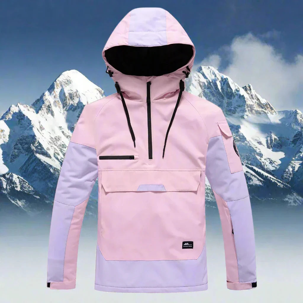 Moderne unisex ski-jas met capuchon
