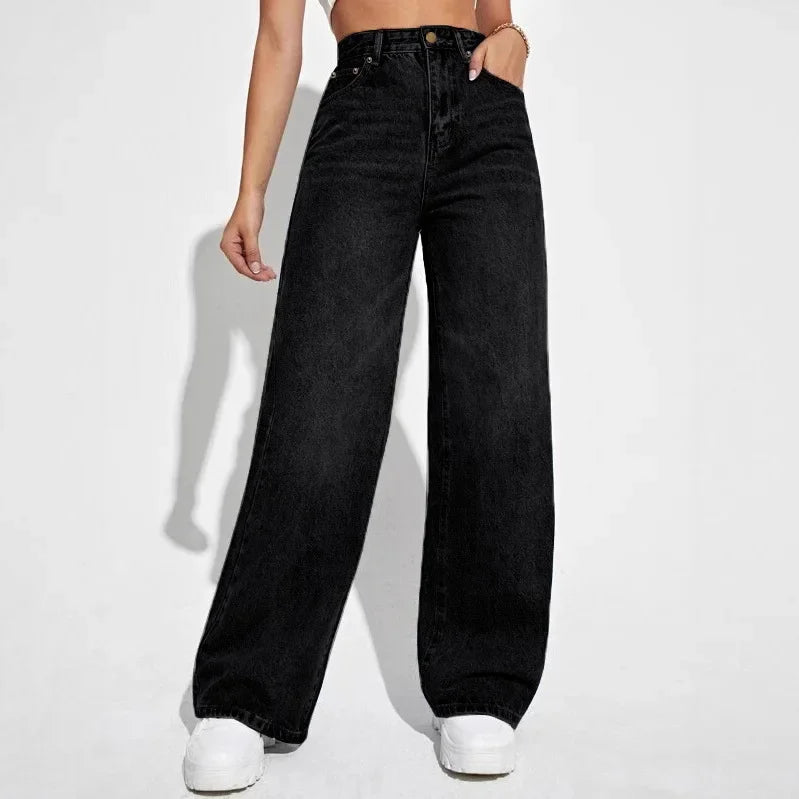 Hoge taille jeans voor dames