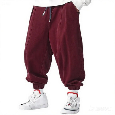 Casual corduroy broek voor heren | Met trekkoord