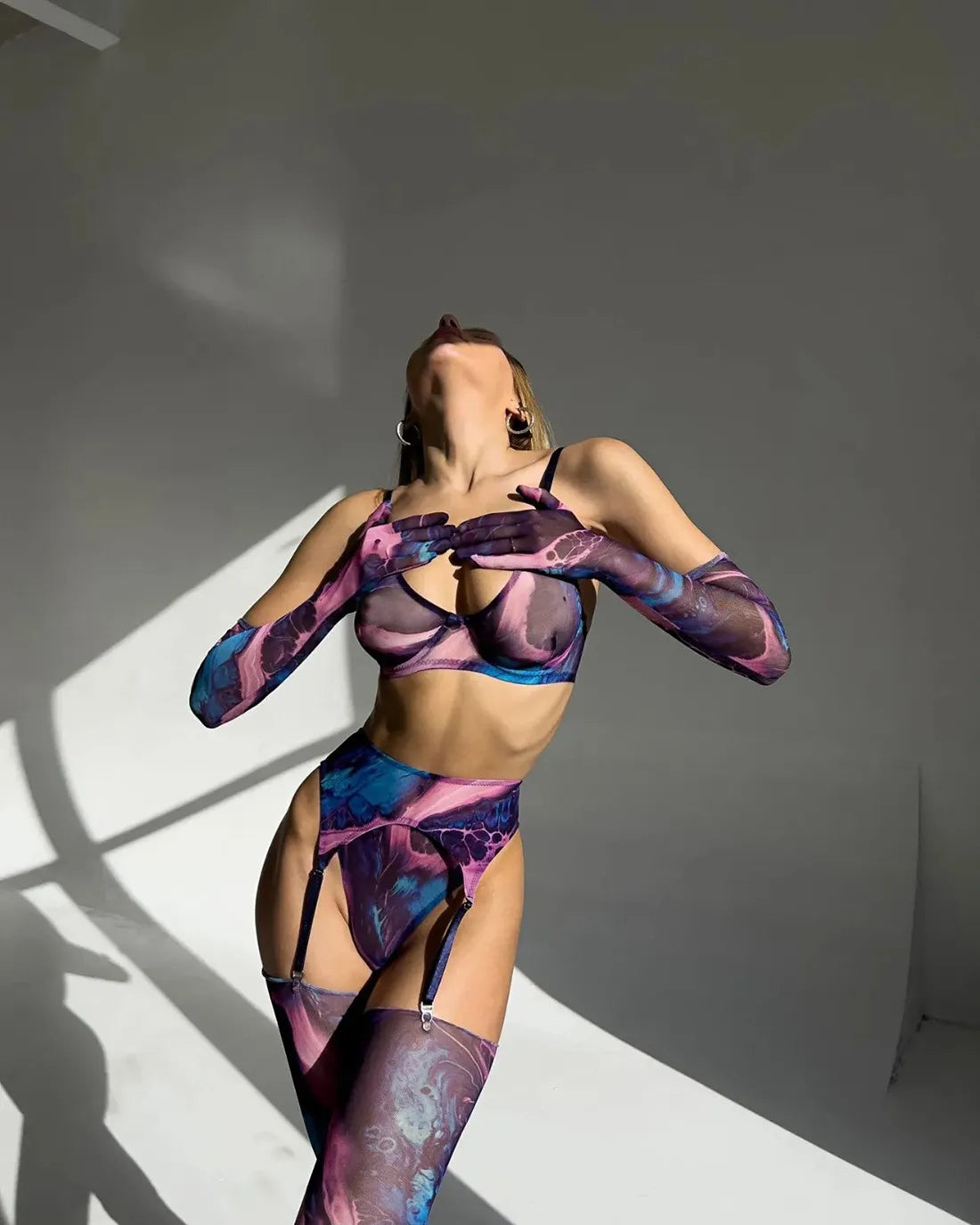 Valerie™ | Tie Dye 5-delige lingerieset