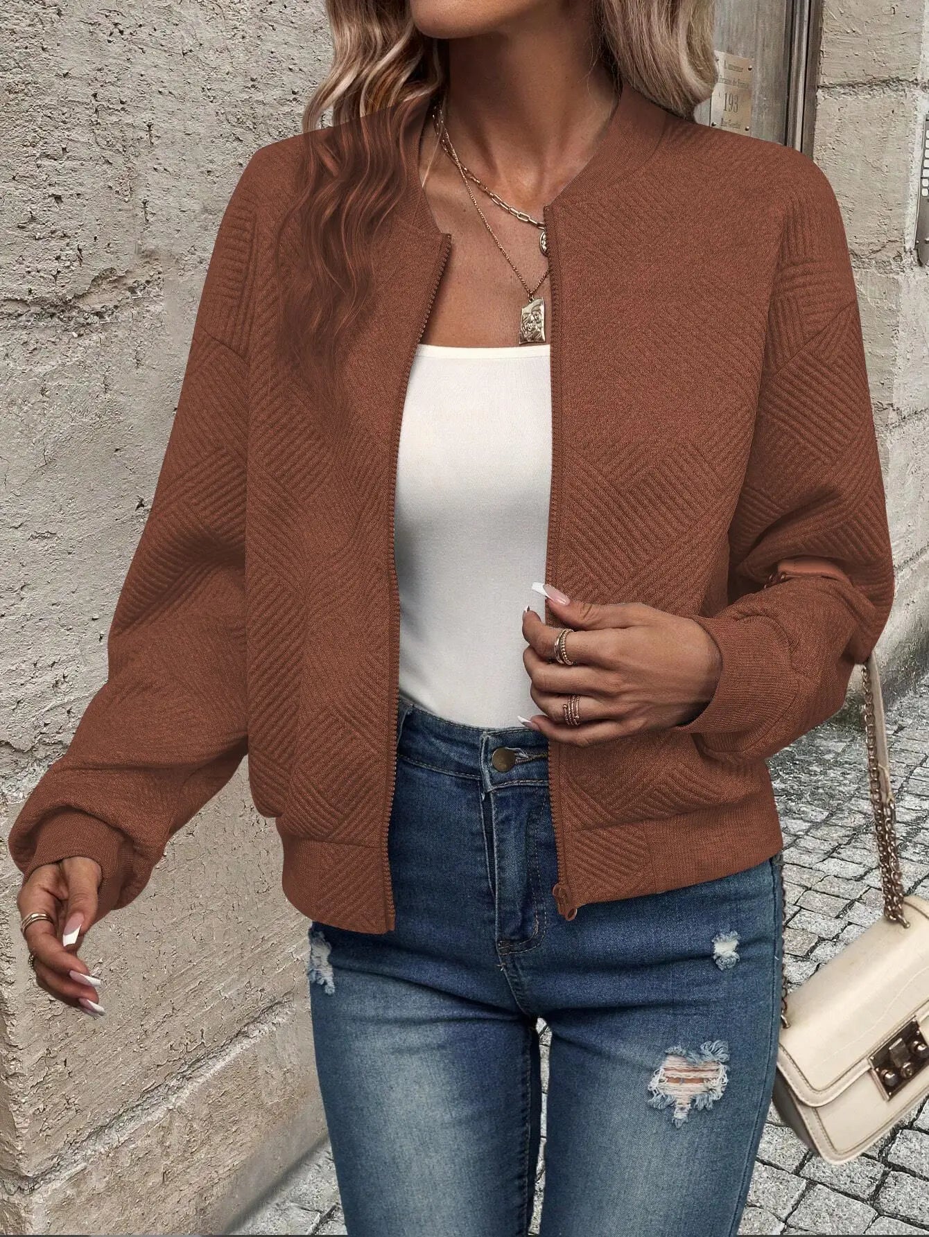 Gilet uni pour femmes | Design élégant pour chaque occasion | Manches longues et confortable