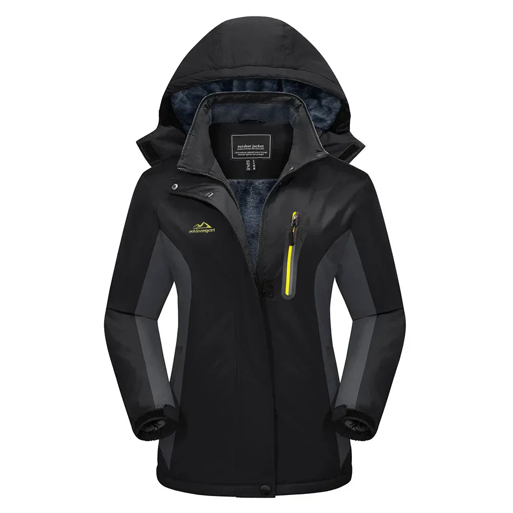 Dames Outdoor Jas | Waterafstotende Softshell Jas met Capuchon en Zakken