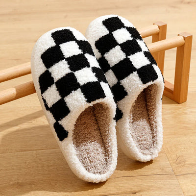 Warme pantoffels met voering voor dames