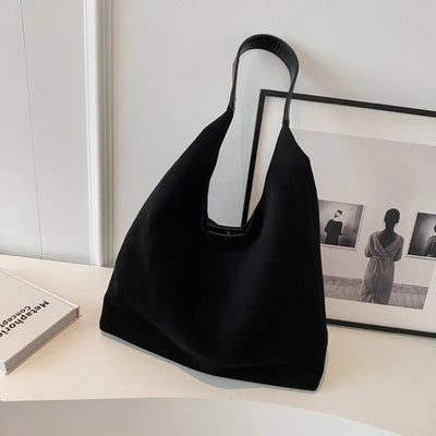 Suède Dames Schoudertas | Elegant Minimalistisch Design met Luxe Details
